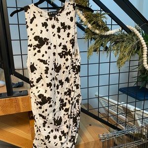 Motel cow print dress